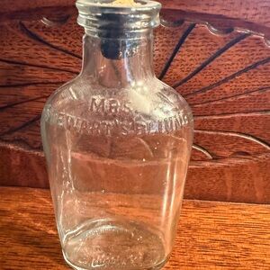 Antique Mrs. Stewart’s Bluing Bottle